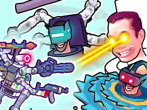 Jeu Agent Walker vs Skibidi Toilets en ligne