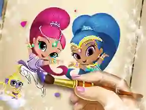 Jeu Shimmer And Shine Coloring Book en ligne