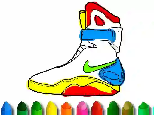 Jeu Back To School: Shoe Coloring en ligne
