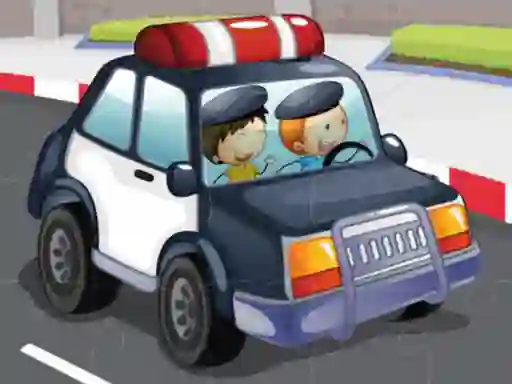Jeu Police cars jigsaw en ligne