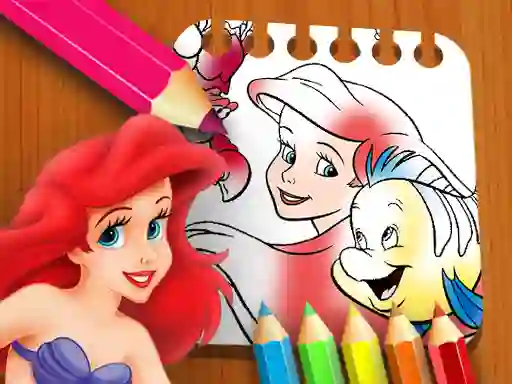 Jeu The Little Mermaid Coloring Book en ligne