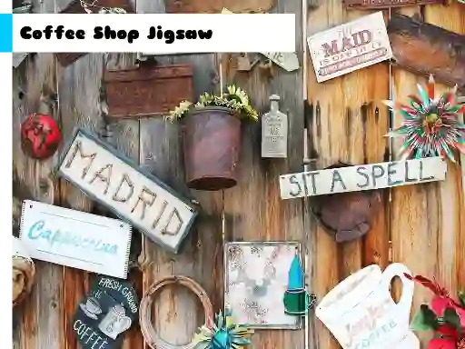 Jeu Coffee Shop Jigsaw en ligne