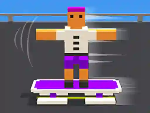 Jeu Blocky Skater Rush en ligne