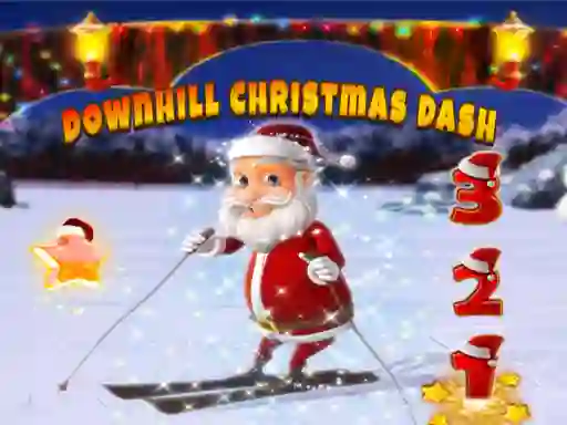 Jeu Downhill Christmas Dash en ligne