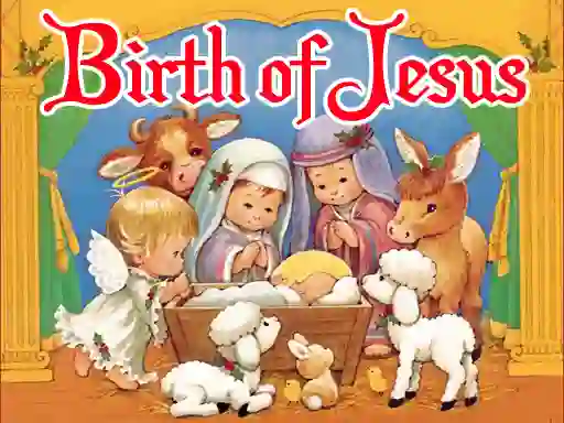 Jeu The Birth of Jesus Puzzle en ligne