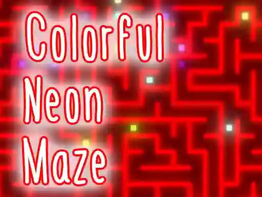 Jeu Colorful Neon Maze en ligne