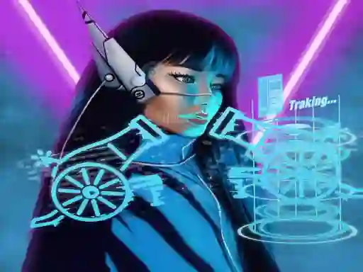 Jeu Neon Cannon en ligne