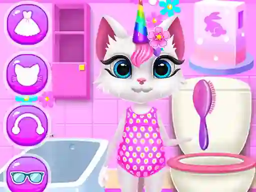 Jeu Kitty Unicorn Daily Care en ligne