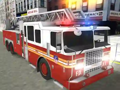 Jeu Real Truck Fire Drive Sim en ligne