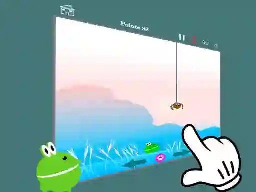 Jeu Hunt feed the frog 2 en ligne