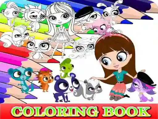 Jeu Coloring Book for Littlest Pet Shop en ligne
