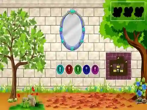 Jeu White Brick Backyard Escape en ligne