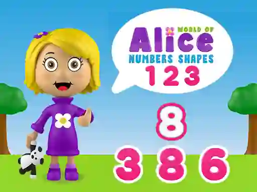 Jeu World of Alice Numbers Shapes en ligne