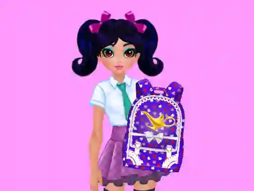 Jeu Jasmine and Elsa School Bag Design Contest en ligne
