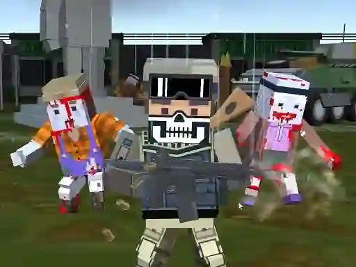 Jeu Combat Pixel Arena 3D Zombie Survival en ligne