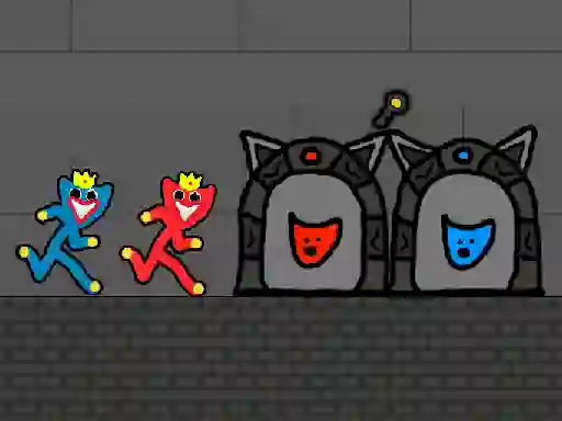 Jeu Red and Blue Stickman Huggy 2 en ligne