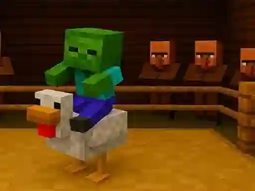 Jeu Chicken Jockey hidden lava chicken en ligne