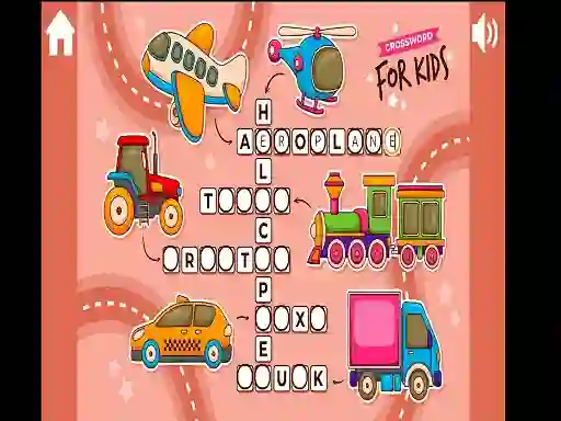 Jeu Crossword for Kids en ligne