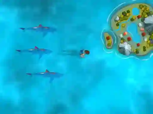 Jeu Survive the Sharks en ligne