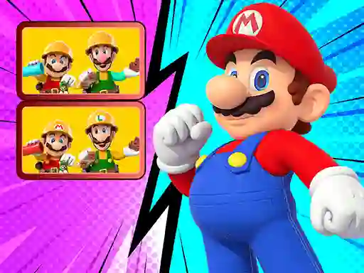 Jeu Mario spot The Differences en ligne