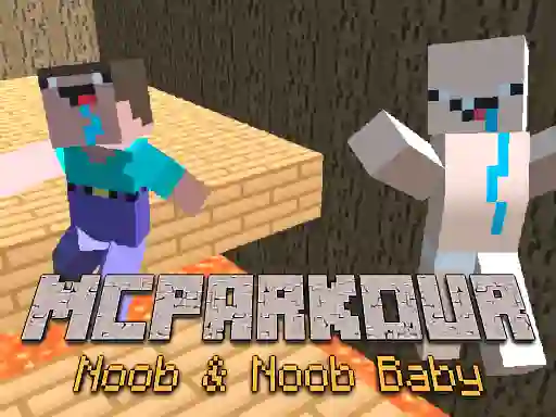 Jeu MCParkour Noob & Noob Baby en ligne