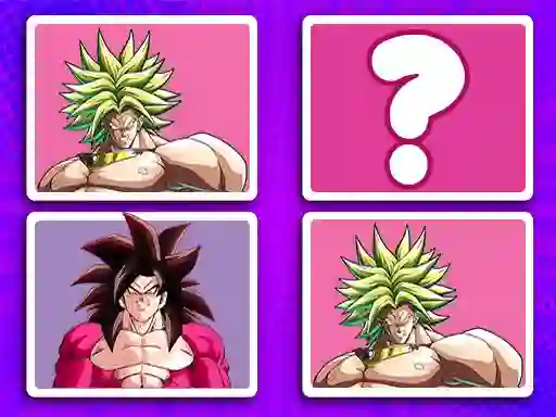 Jeu DragonBall Match Cards en ligne
