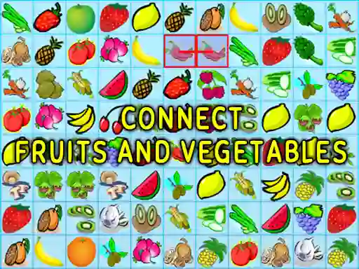 Jeu Connect Fruits and Vegetables en ligne