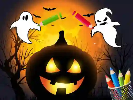 Jeu Scary Party Coloring en ligne