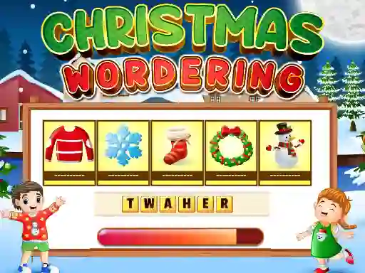 Jeu Xmas wordering en ligne