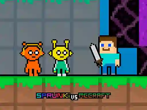 Jeu Sprunki vs MCCraft en ligne