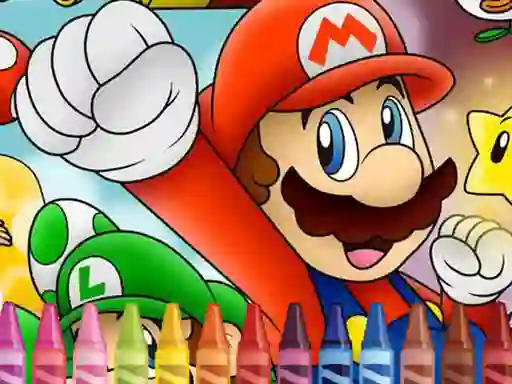 Jeu Mario Coloring en ligne