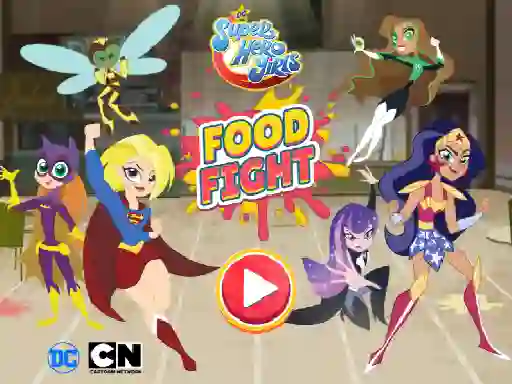 Jeu DC Super Hero Girls Food Fight en ligne