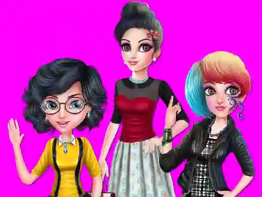 Jeu College Girl Squad Fashion Dressup en ligne