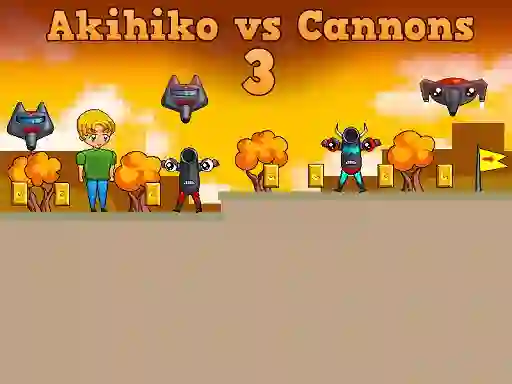 Jeu Akihiko vs Cannons 3 en ligne