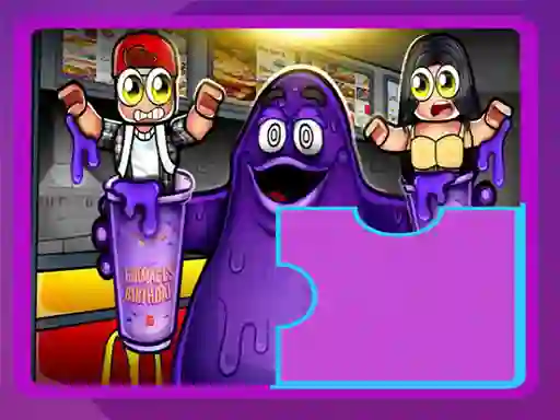 Jeu Grimace Shake Puzzle en ligne