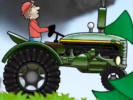 Jeu Tractor Driving Hill Climb 2D en ligne