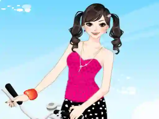 Jeu Bicycle Girl Dressup en ligne