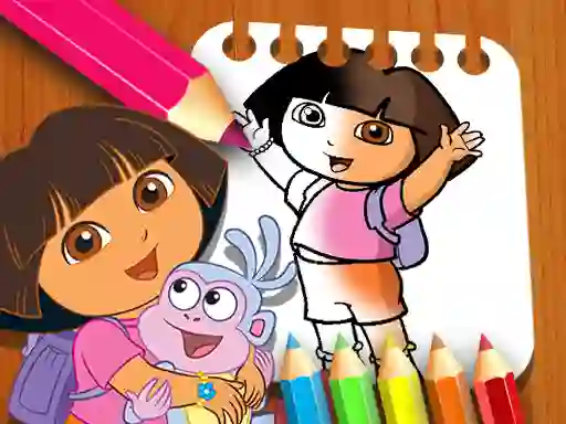 Jeu Dora the Explorer the Coloring Book en ligne