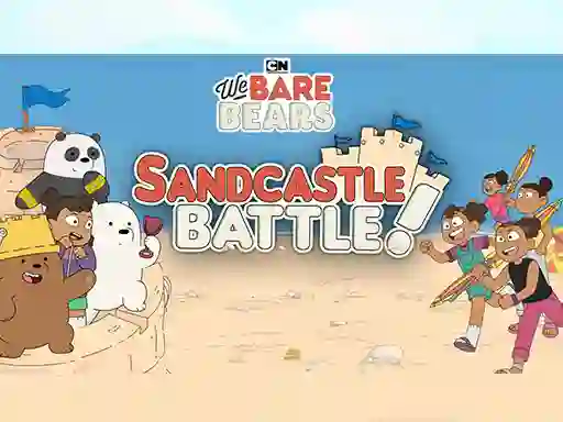 Jeu Sandcastle Battle! We Bare Bears en ligne