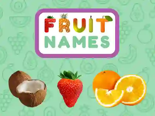 Jeu Fruit Names en ligne