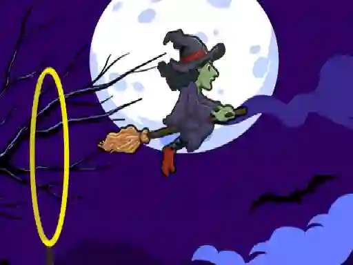 Jeu Flying witch halloween en ligne