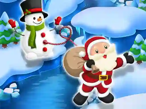 Jeu Santa SnowMan Jump en ligne