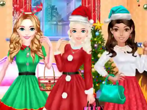 Jeu Fashion Girls Christmas Party en ligne