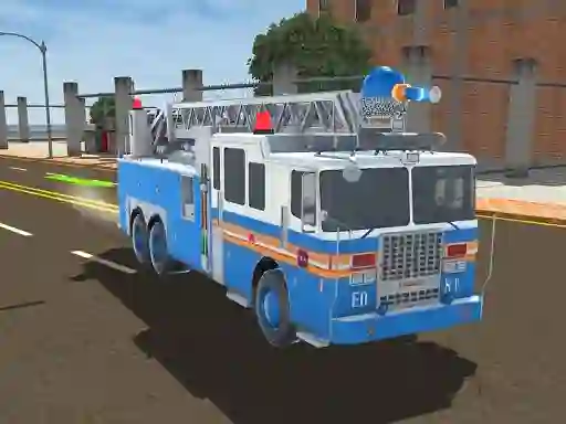 Jeu Fire Truck Driving Simulator 2024 en ligne