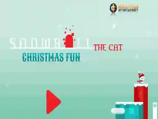 Jeu Snowball The Cat Christmas Fun en ligne