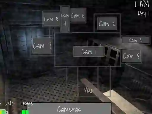 Jeu Five Nights at Horror Games en ligne