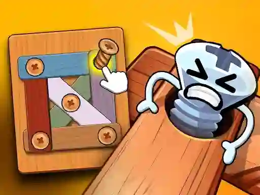 Jeu Wood Bolts Nuts Screw Pin Puzzle en ligne