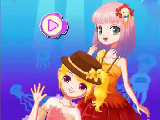 Jeu Mermaid Princess Dress Up Salon en ligne