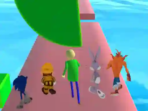 Jeu Fun Race 3D baldi's basics en ligne