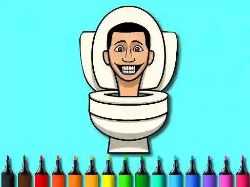 Jeu Color Skibidi Toilet en ligne